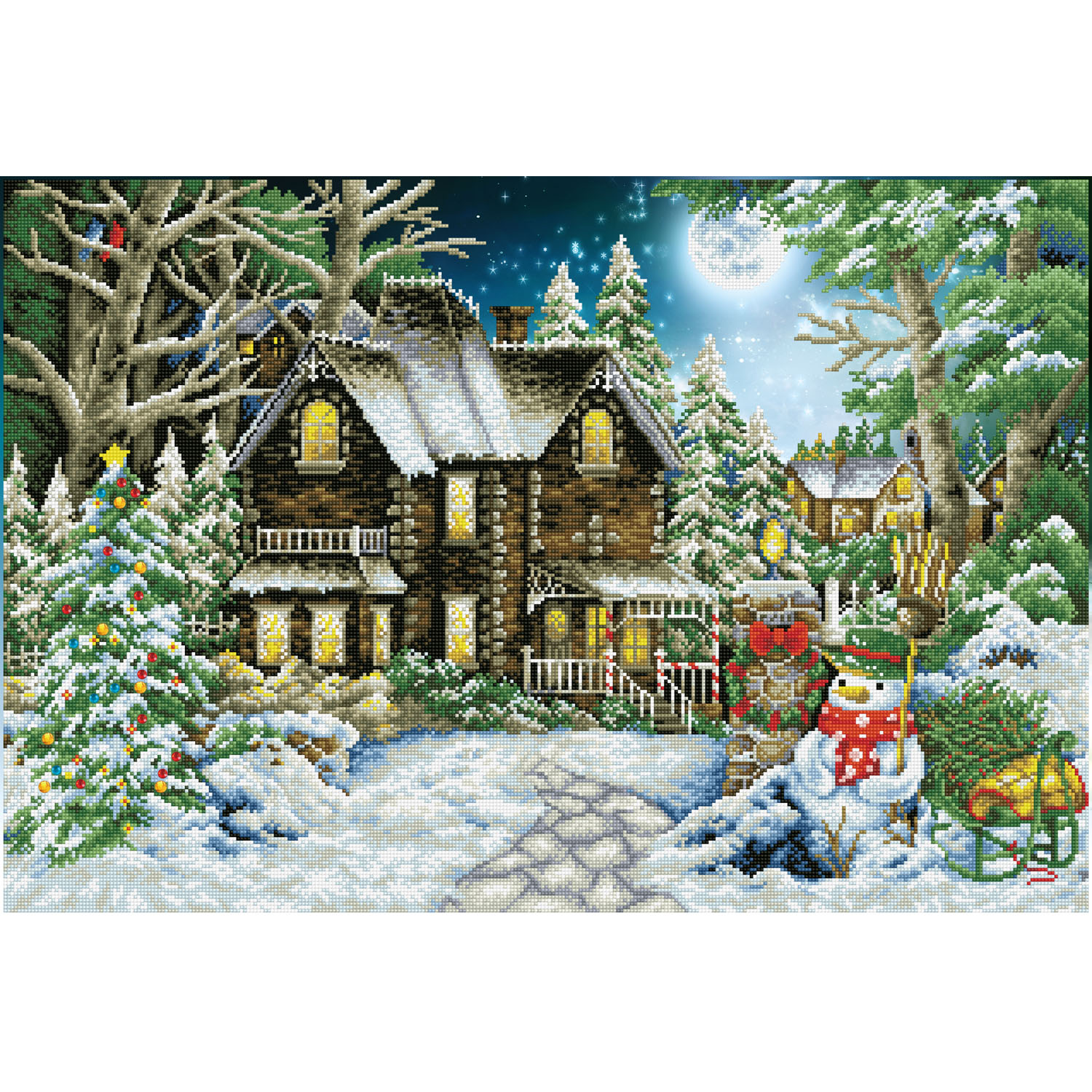 Diamond Dotz Winter Wonderland - 35.4" x 24.0"