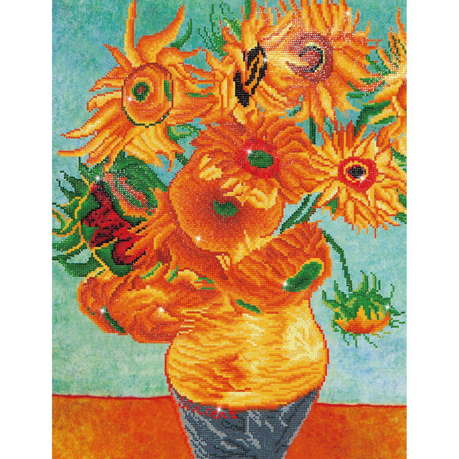 Diamond Dotz Sunflowers (Van Gogh) - 22.0" x 28.0"