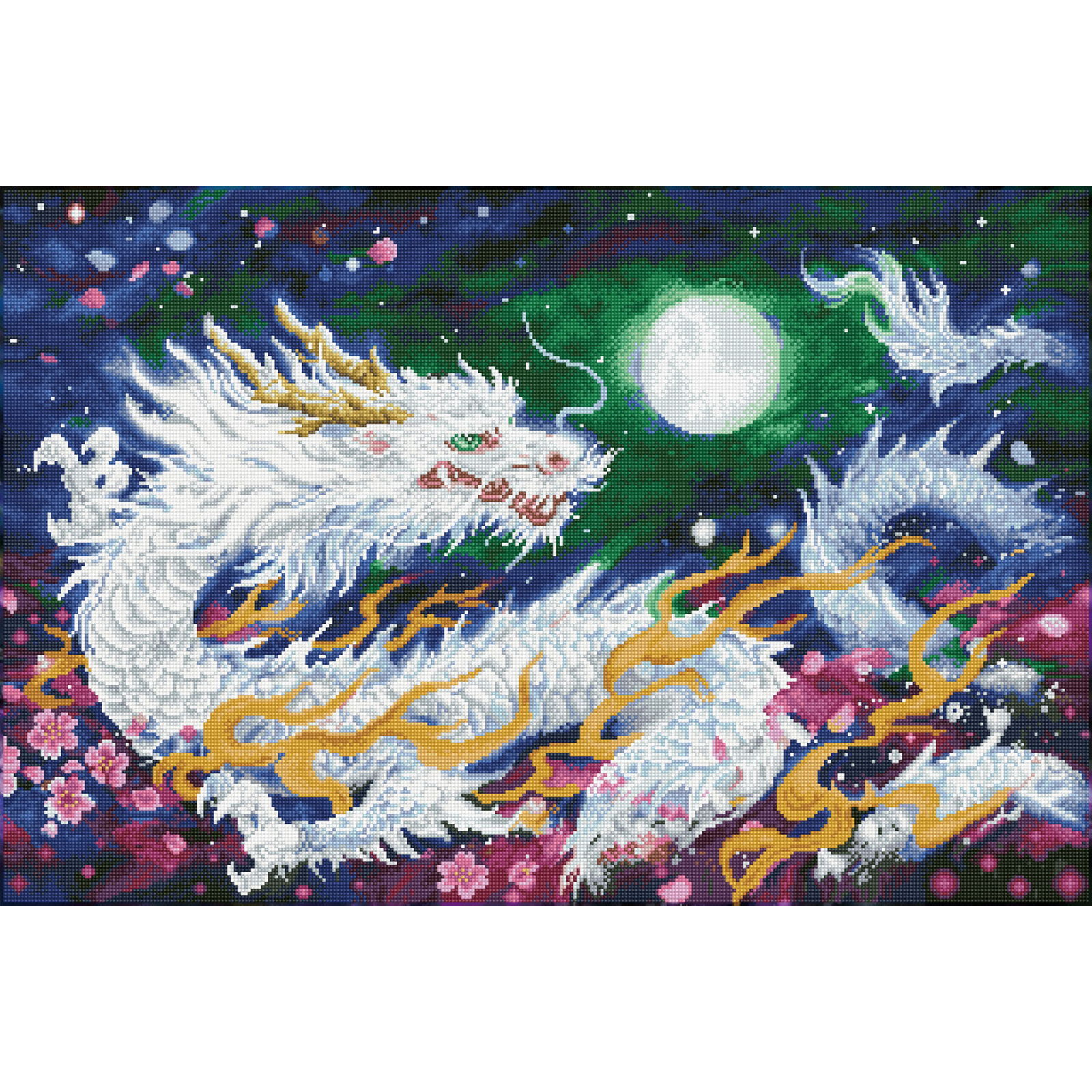 Diamond Dotz Dragon Flame - 35.8" x 23.6"