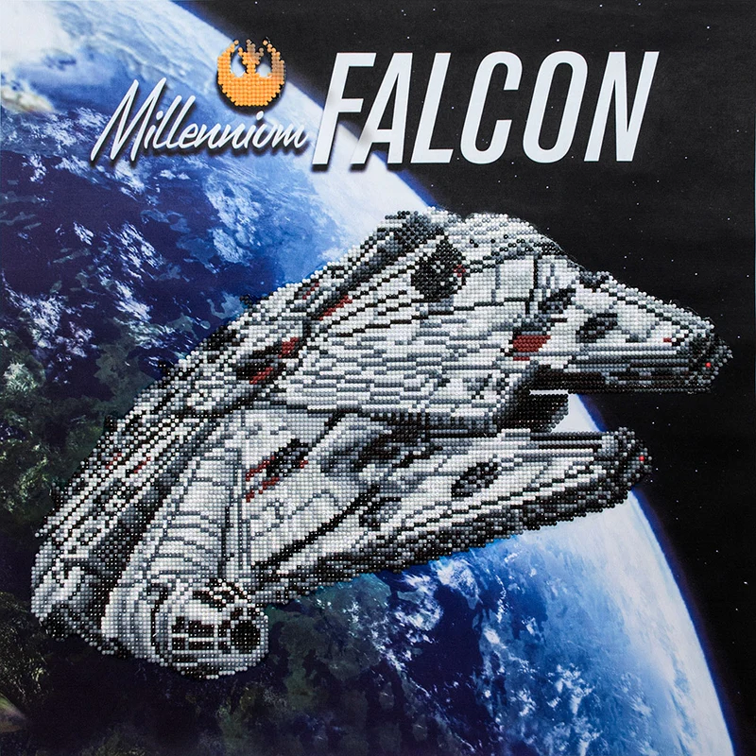 Diamond Dotz Millennium Falcon - 20.3" x 20.3"