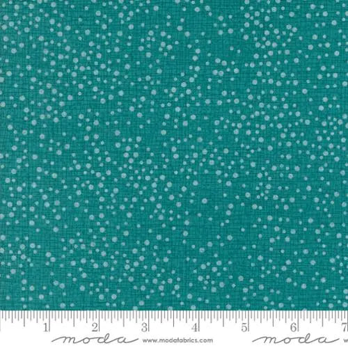 Dotty Thatched Turquoise 44"/45" Fabric Per Yard Moda Fabrics & Supplies