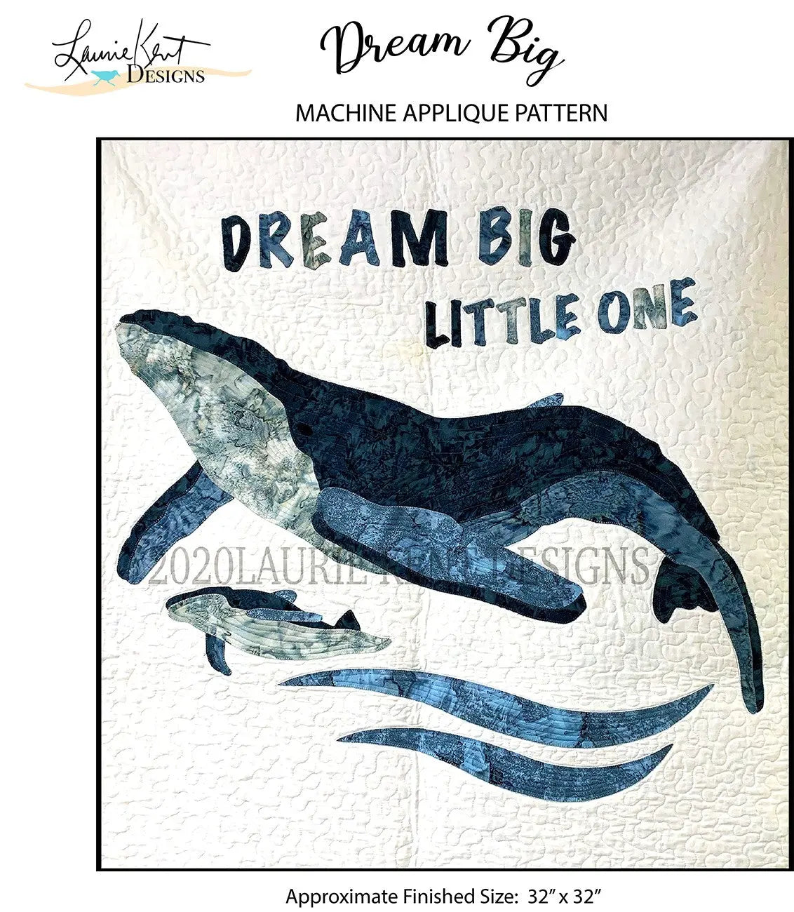 Dream Big Little One Applique - Linda's Electric Quilters