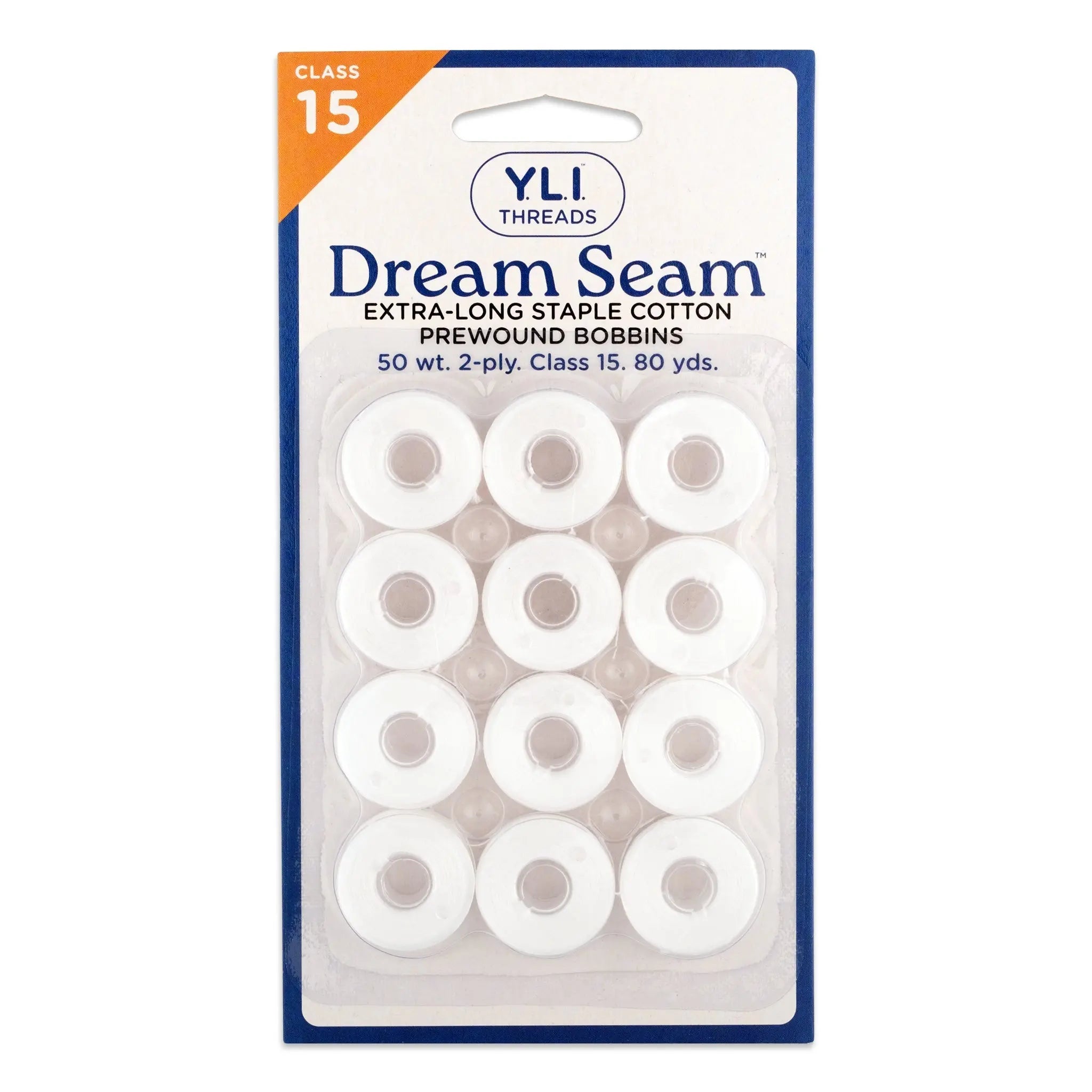 Dream Seam #301 - White Class 15 YLI Threads