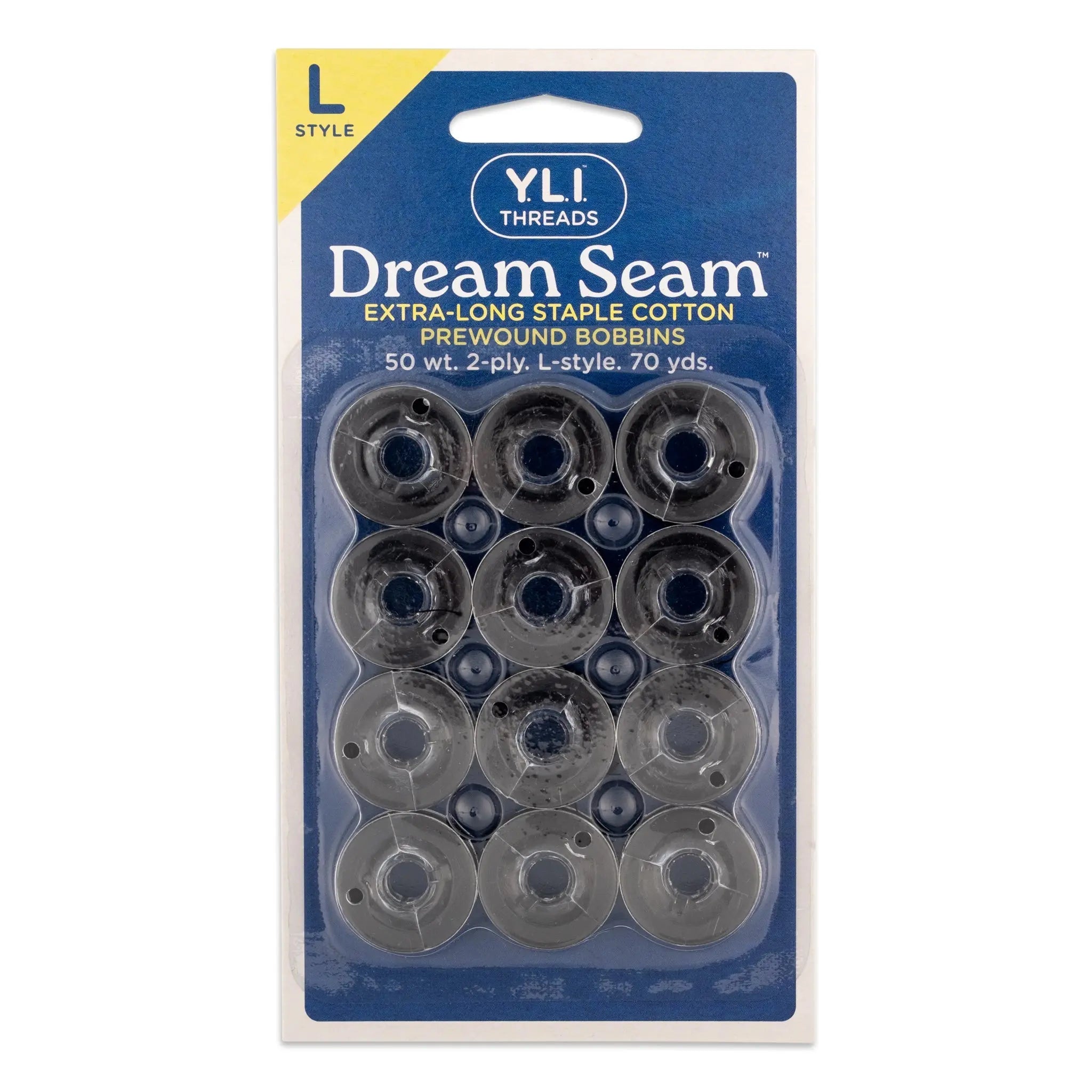 Dream Seam #310 - Night Time L style YLI Threads