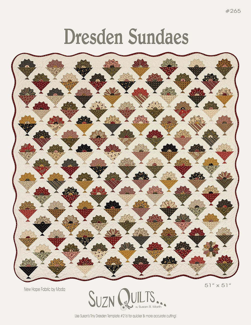 Dresden Sundaes - Linda's Electric Quilters