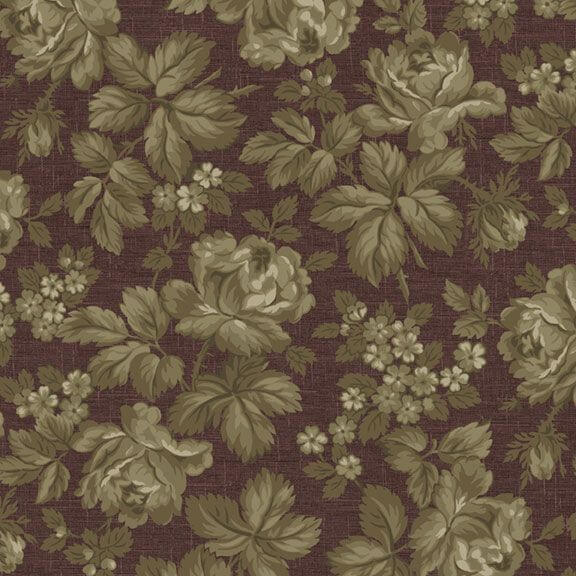 Dressmaker - Floral - Green 44" / 45" Fabric Per Yard