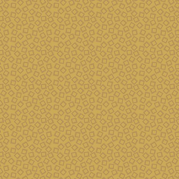Dressmaker - Mini Cubes - Gold 44" / 45" Fabric Per Yard