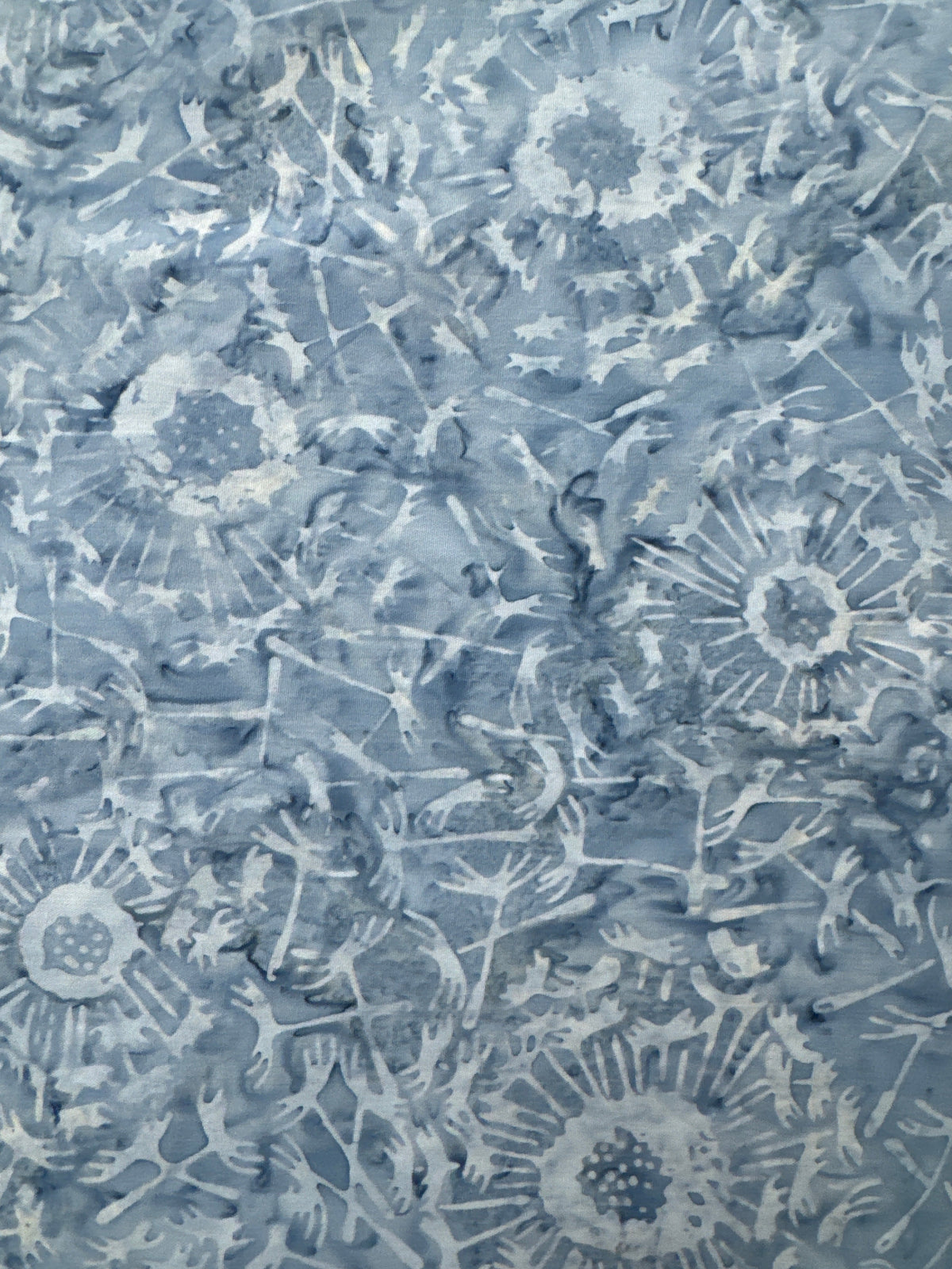 Flower Fade Blue floral quilting fabric by Timeless Treasures