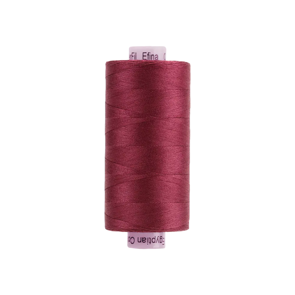 EF44 - Efina™ 60wt Egyptian Cotton Bordeaux Thread WonderFil USA