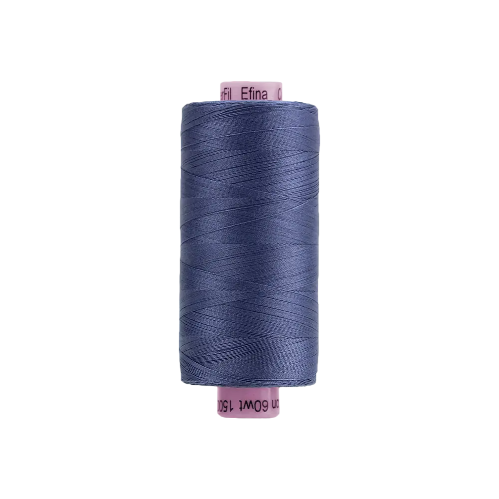 EF55 - Efina 60wt Egyptian Cotton Peacock Thread WonderFil USA