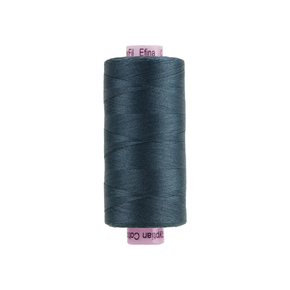 EF60 - Efina 60wt Egyptian Cotton Deep Teal Thread WonderFil USA