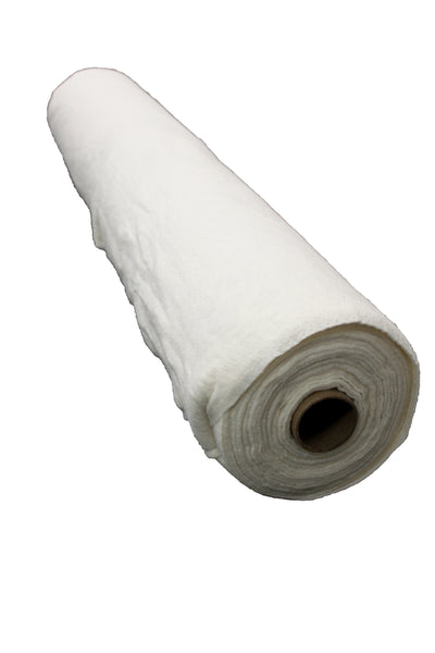 Pellon® 80/20 Cotton/Polyester Batting With Scrim 90" x 6 yards Bolt. Color: Natural.