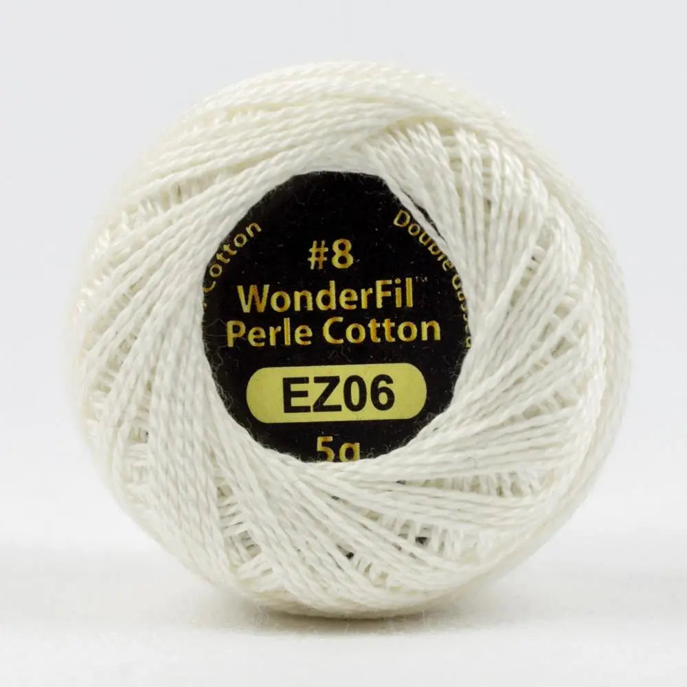 EL5G06 - Eleganza™ 8wt Egyptian Cotton First Snow Thread WonderFil USA