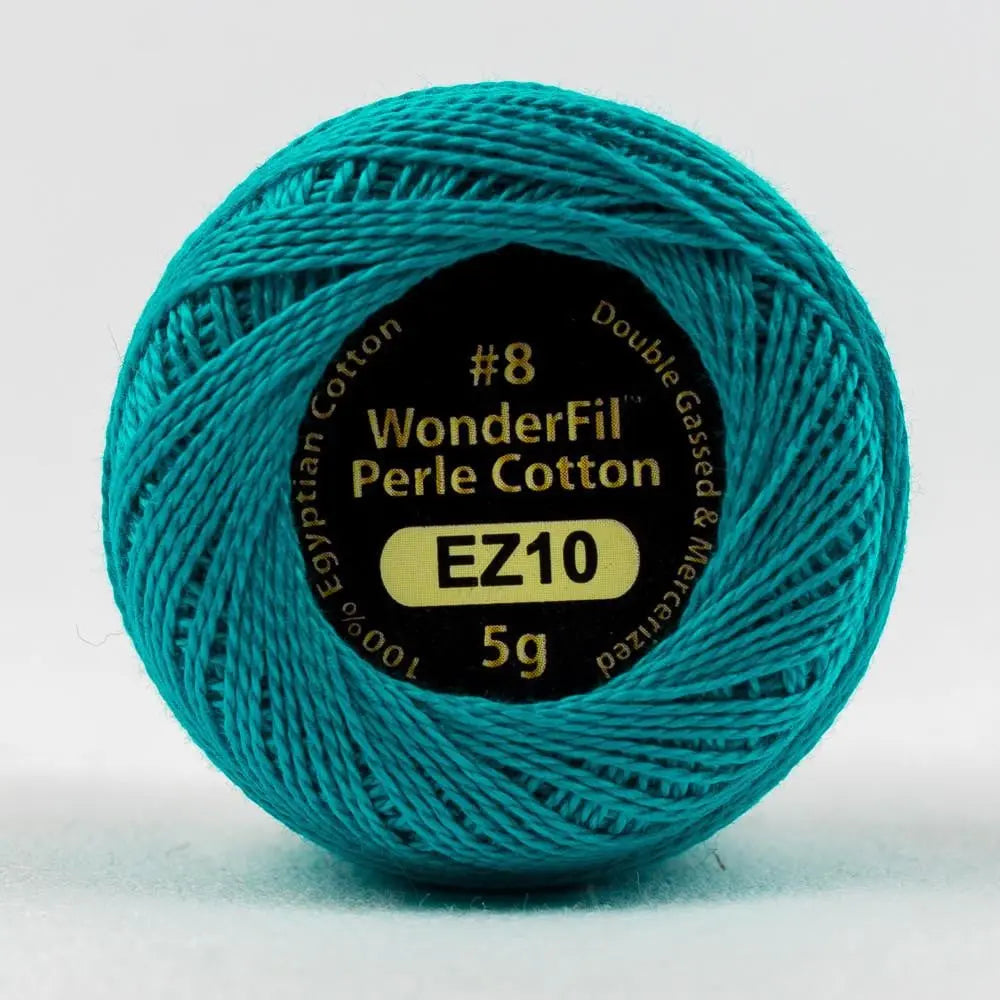 EL5G10 - Eleganza™ 8wt Egyptian Cotton Blue Lagoon Thread WonderFil USA