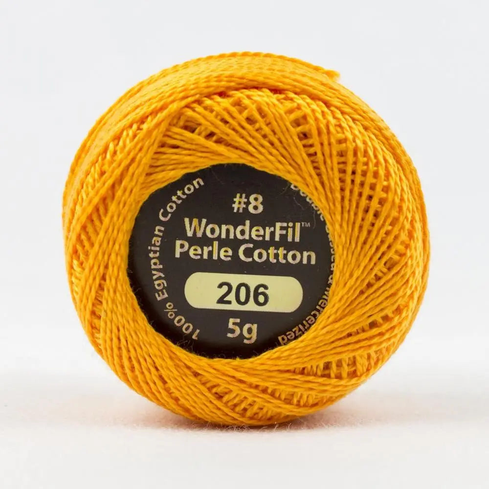 EL5G206 - Eleganza™ 8wt Egyptian Cotton Plump Pumpkin Thread WonderFil USA