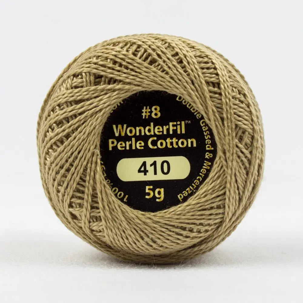 EL5G410 - Eleganza™ 8wt Egyptian Cotton Khaki Thread WonderFil USA
