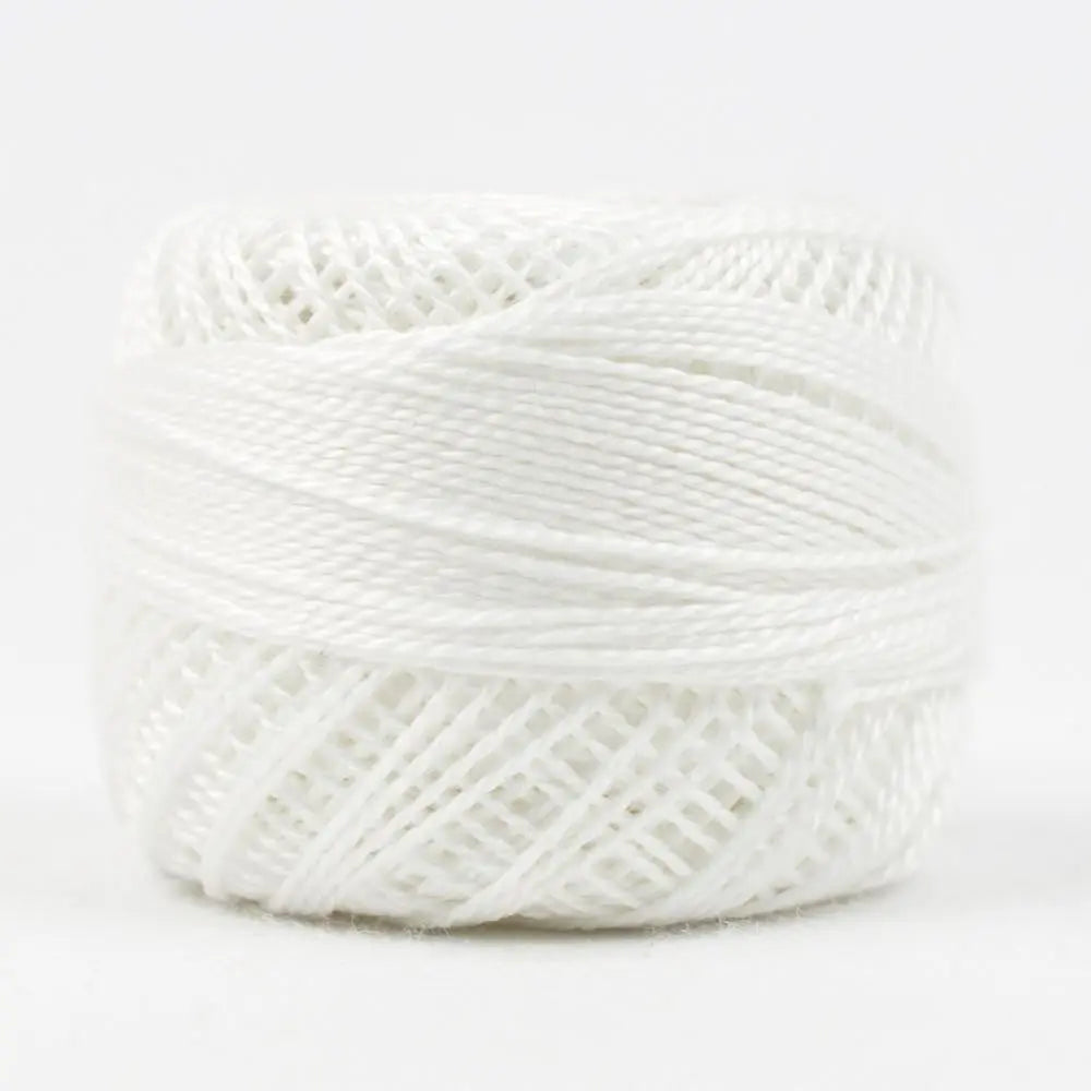 EL5Gwhite - Eleganza™ 8wt Egyptian Cotton White Thread WonderFil USA