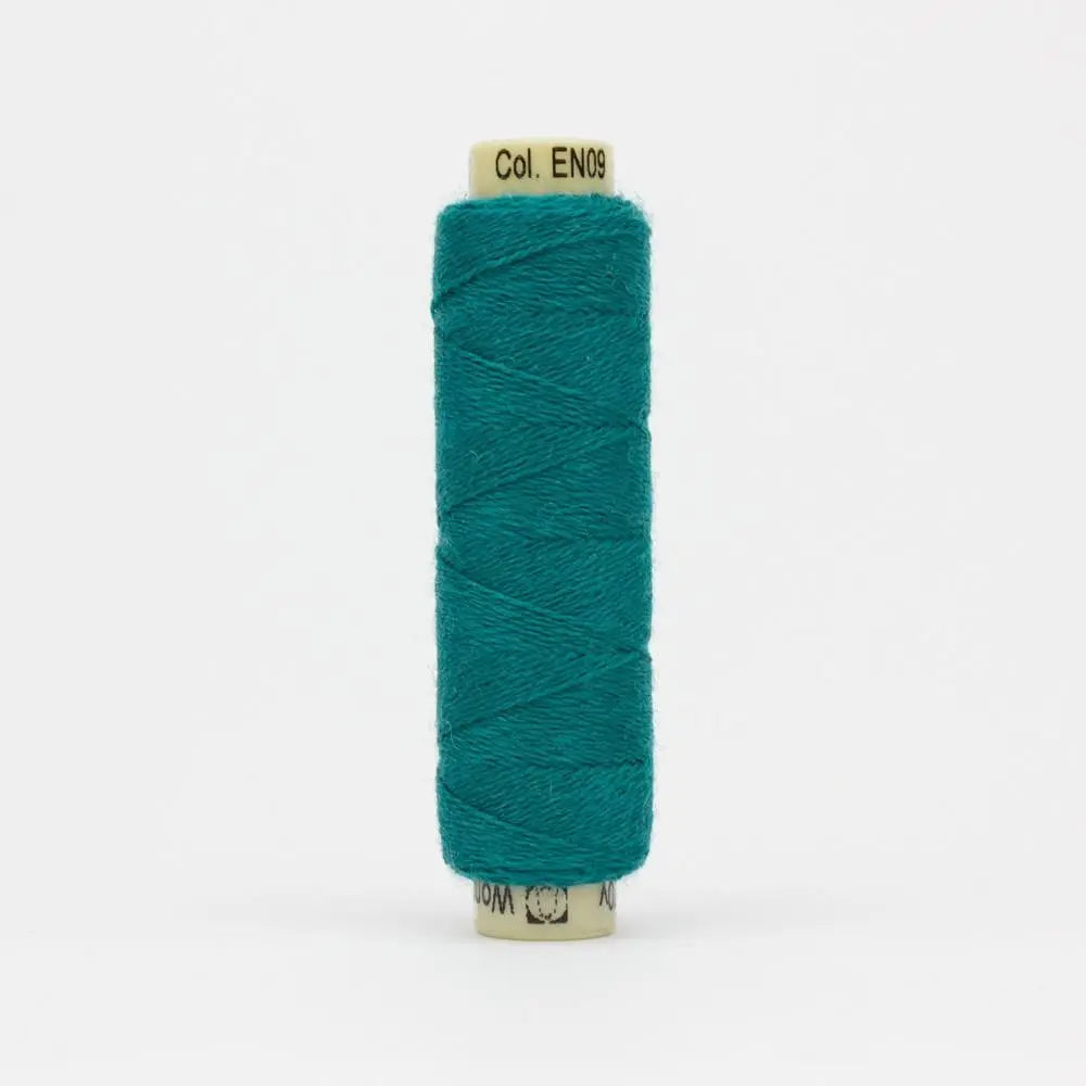 EN09 - Ellana™ 12wt Wool Acrylic Amazon Green Thread WonderFil USA