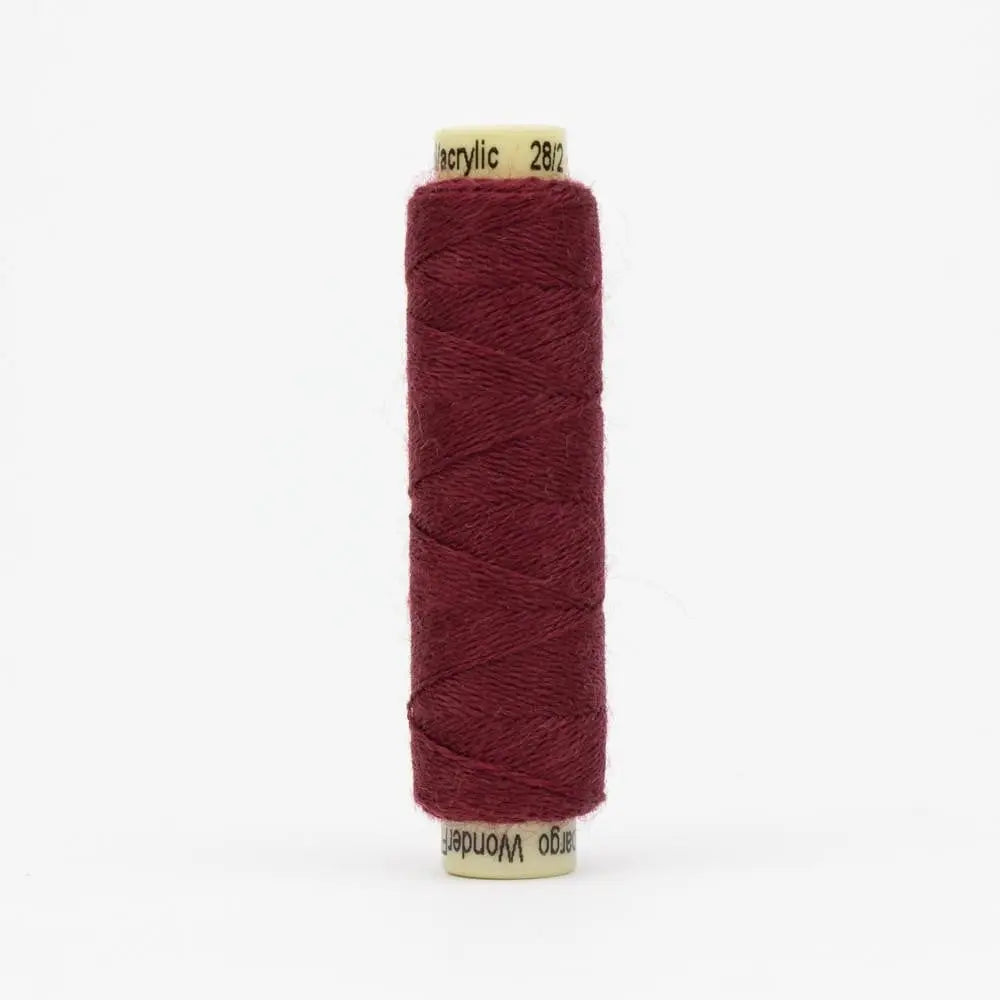 EN45 - Ellana™ 12wt Wool Acrylic Garnet Thread WonderFil USA
