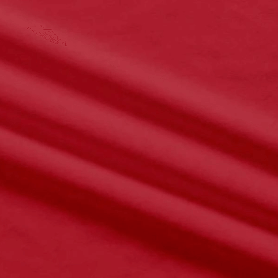 Touch minky solid cherry red plush fabric