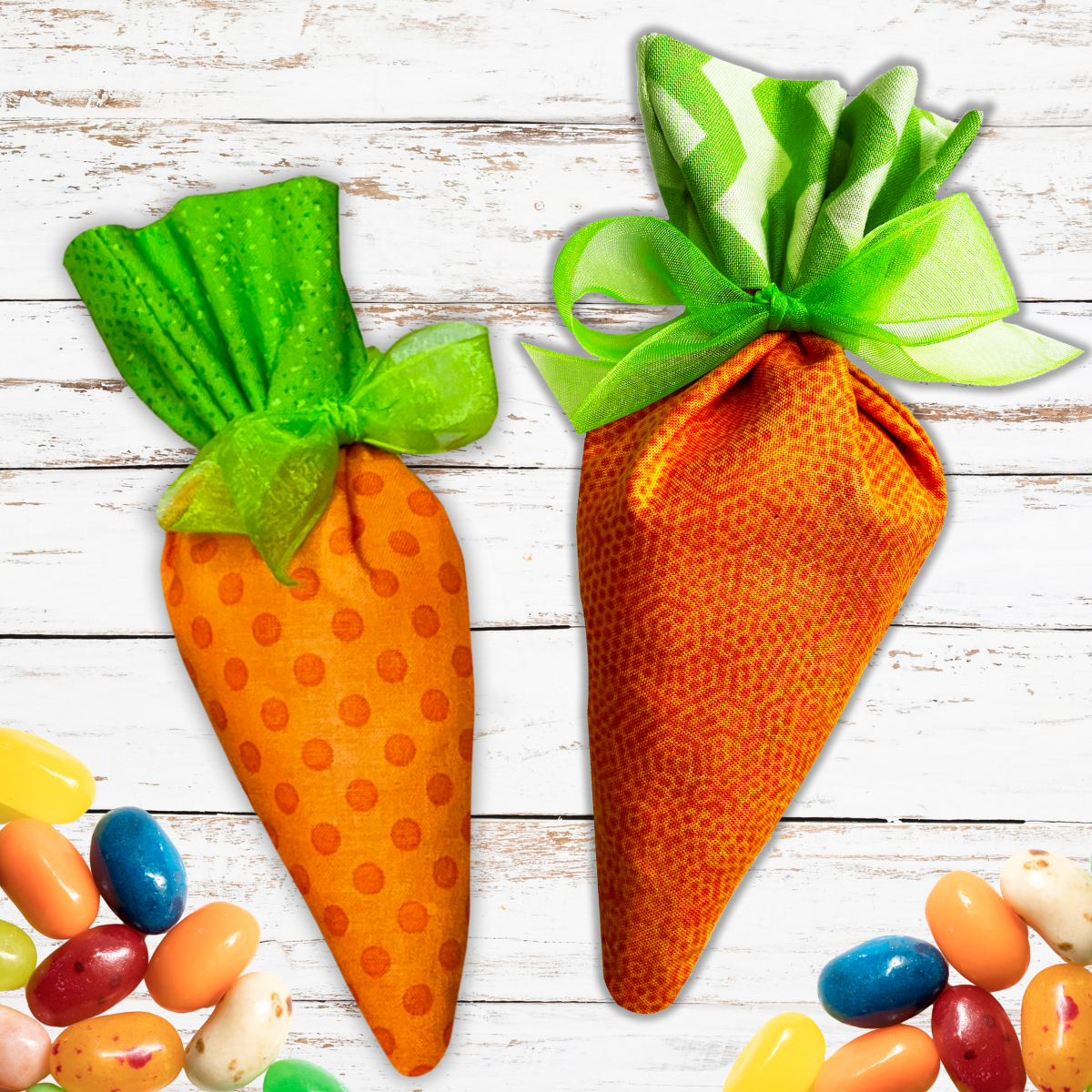 Easter Carrot Goody Bags & Banners In the Hoop Machine Embroidery Designs Pickle Pie Designs
