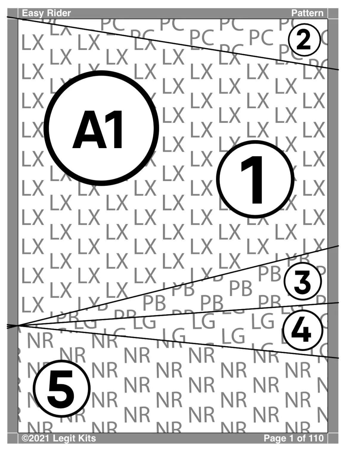Easy Rider Pattern Legit Kits