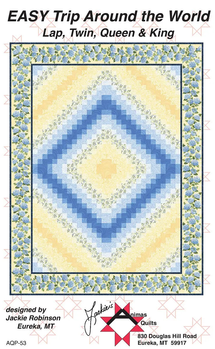 Easy Trip Around the World - Linda's Electric Quilters