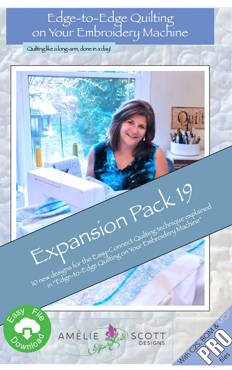 Edge-to-Edge Quilting Expansion Pack 19 - Linda's Electric Quilters