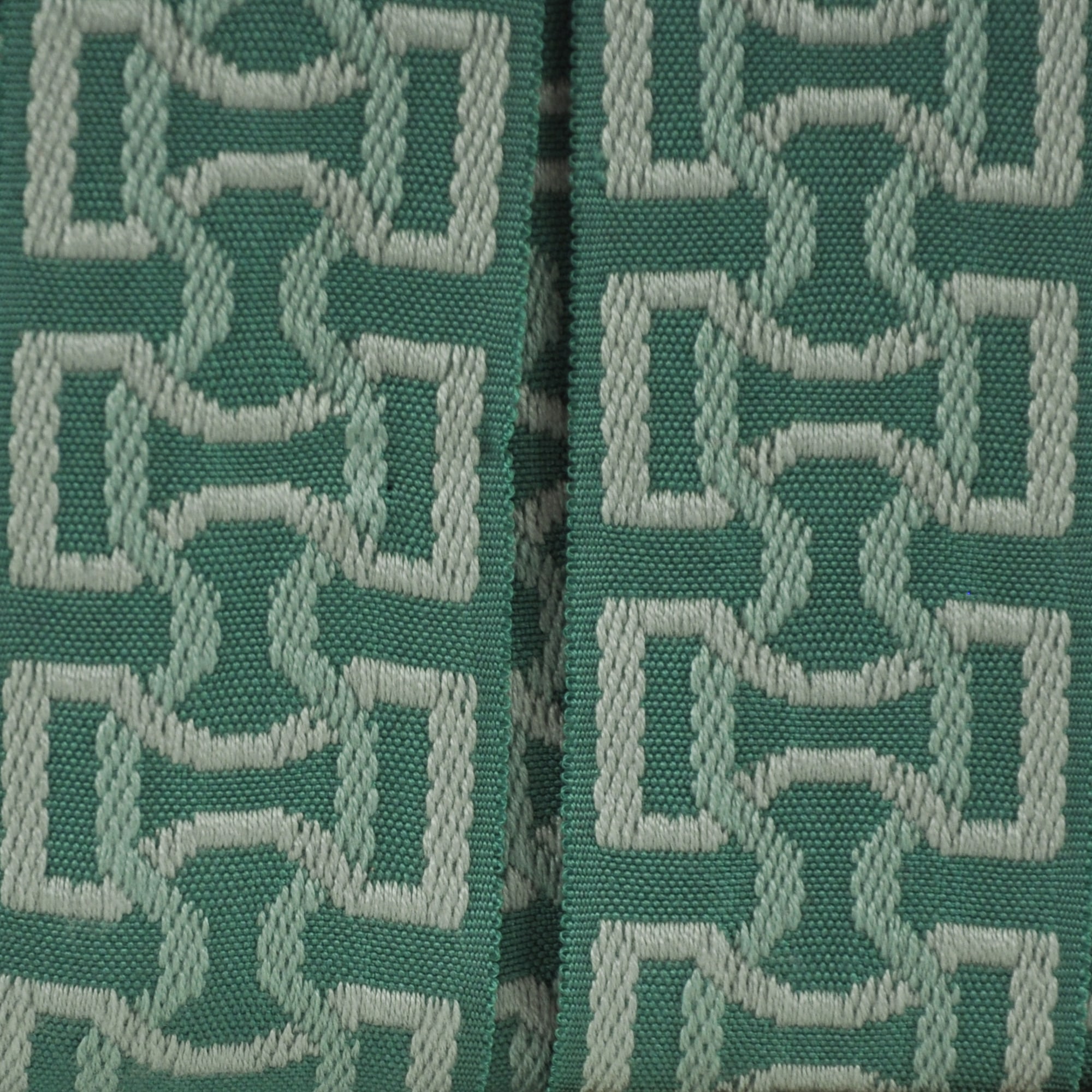 Elegance Collection - 2" width Braid (25 Yard Roll) - BR-7090-13/33 Turquoise and Mint