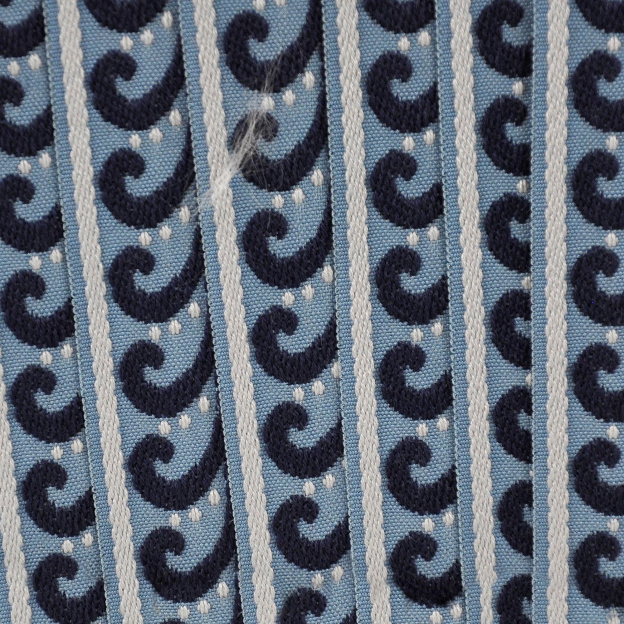 Elegance Collection - 2" width Braid (25 Yard Roll) - BR-7091-05/03 Navy and Light Blue