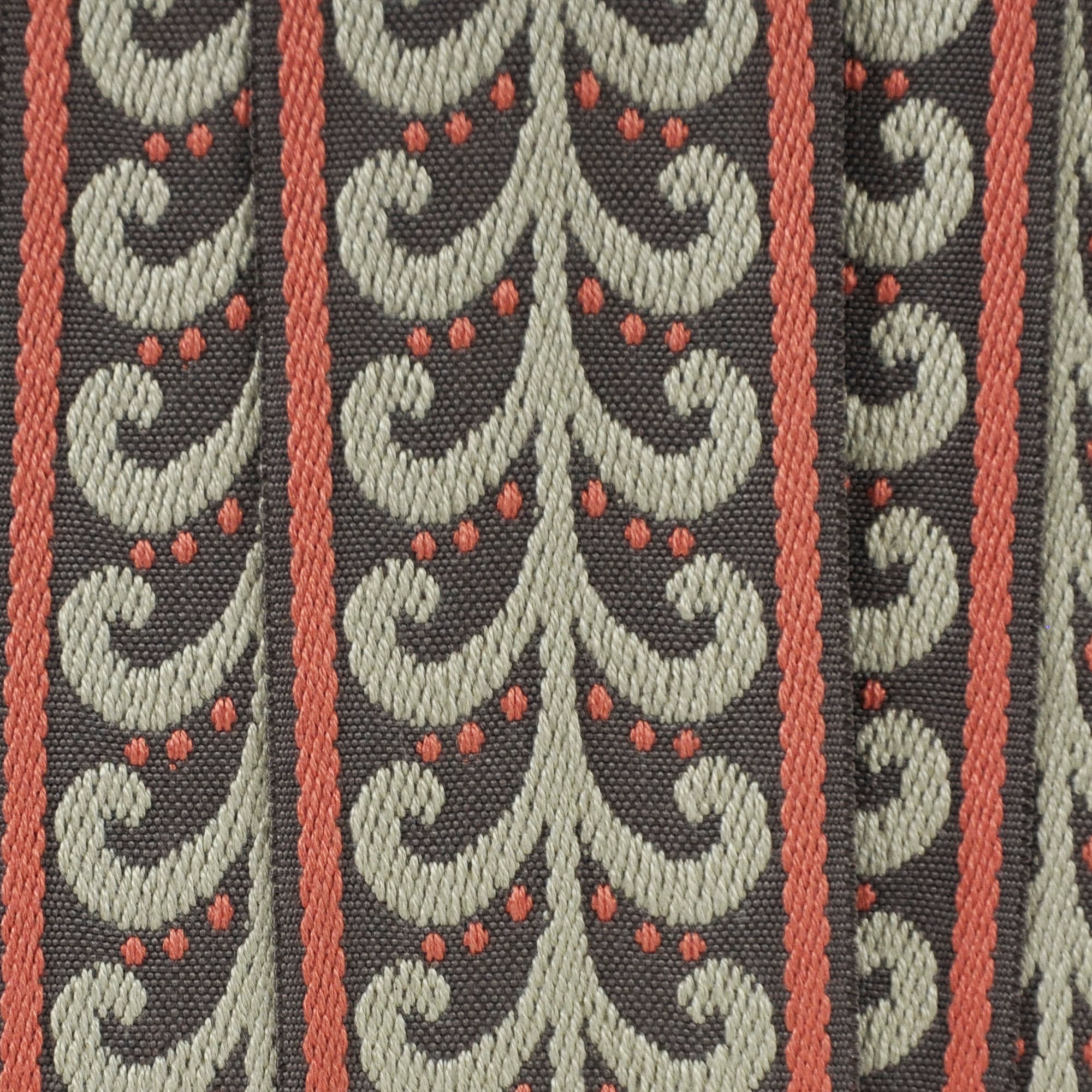 Elegance Collection - 2" width Braid (25 Yard Roll) - BR-7091-08/21 Fuchsia and Silver