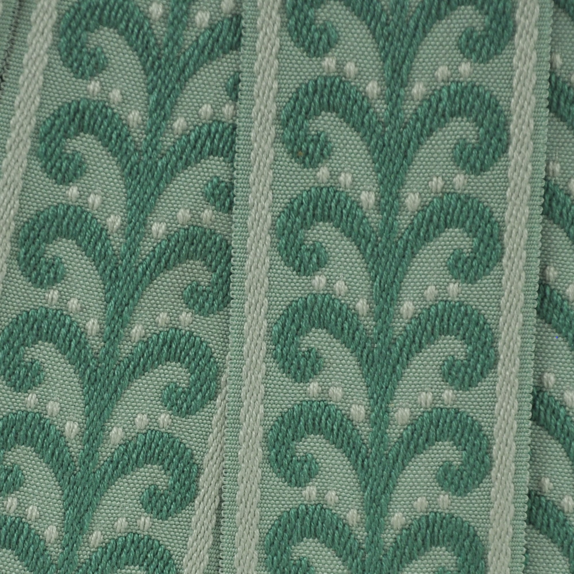 Elegance Collection - 2" width Braid (25 Yard Roll) - BR-7091-13/33 Turquoise and Mint