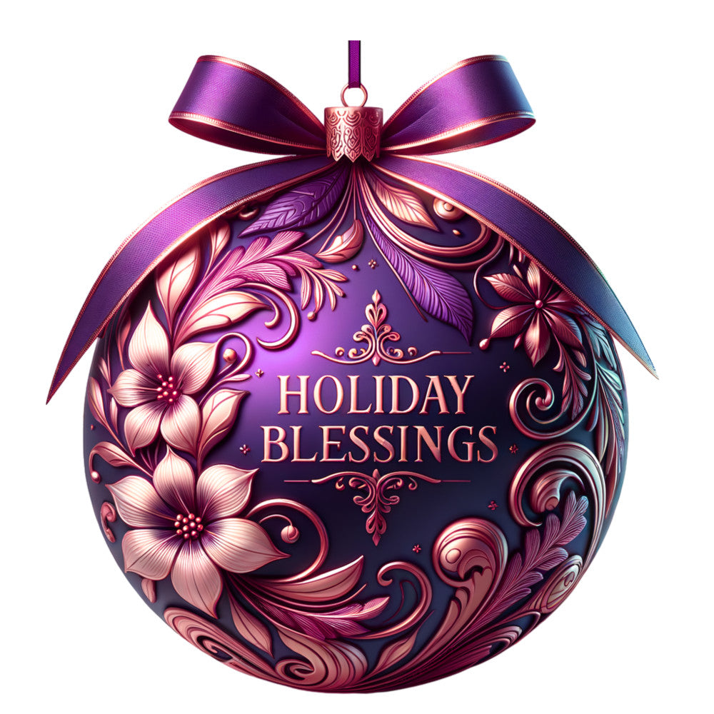 Elegant Christmas Ball Ornaments Fabric Panel 12 QuiltingFabricPanels