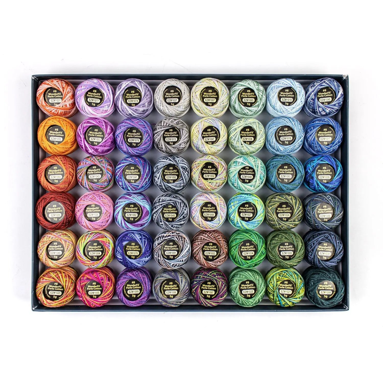 Eleganza™ 8wt Egyptian Cotton Thread: Collector Set (Variegated Colours) WonderFil USA