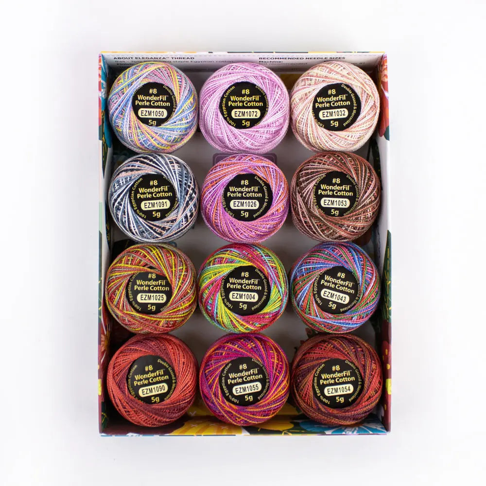 Eleganza™ Perle Cotton Variegated Packs WonderFil USA