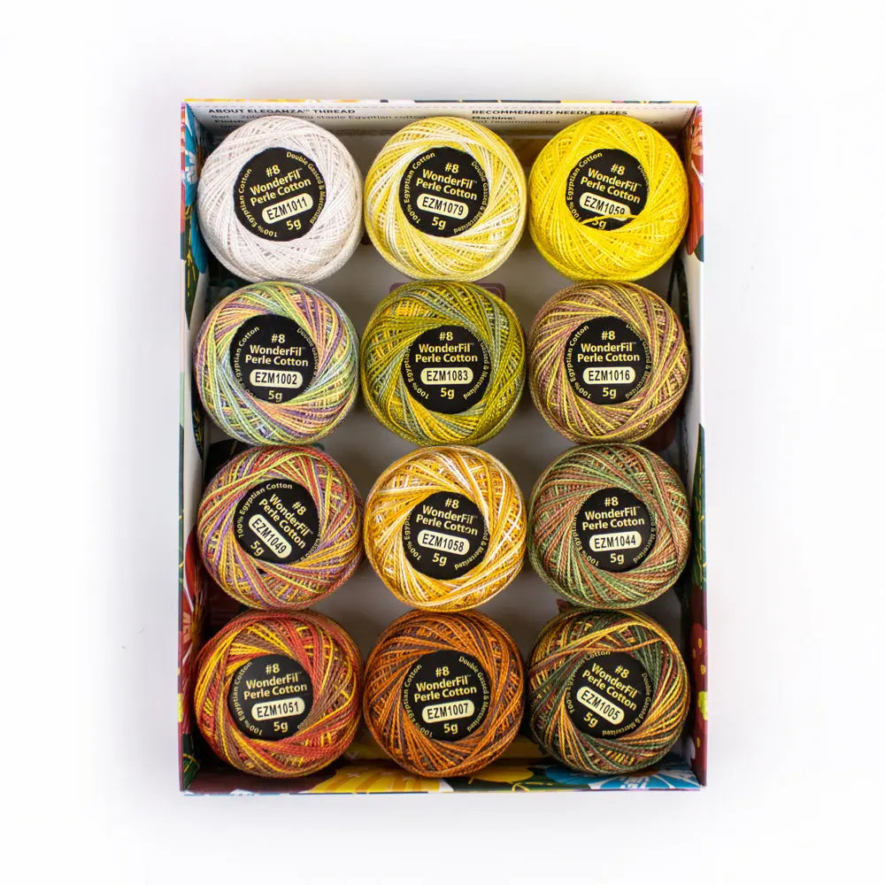 Eleganza™ Perle Cotton Variegated Packs WonderFil USA