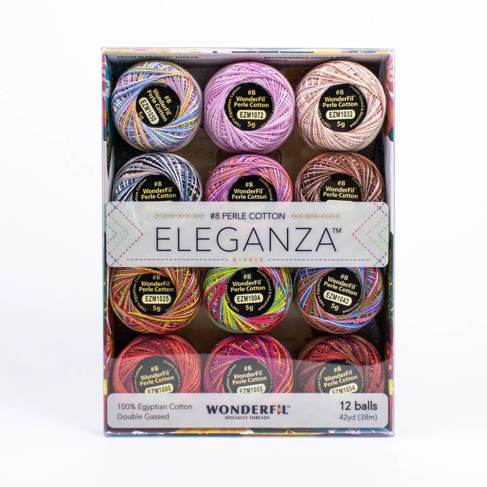 Eleganza™ Perle Cotton Variegated Packs WonderFil USA