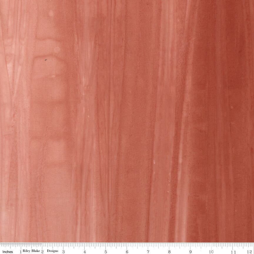 Elementals Batiks - Color Fade Ombré - Cinnabar 44"/45" Fabric Per Yard