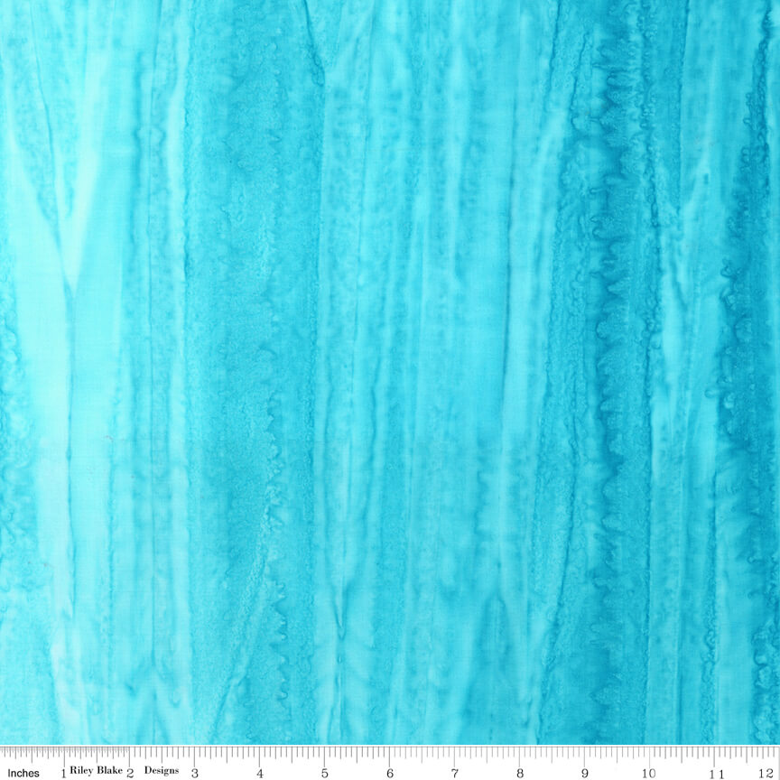 Elementals Batiks - Color Fade Ombré - Coastal Cabana 44"/45" Fabric Per Yard