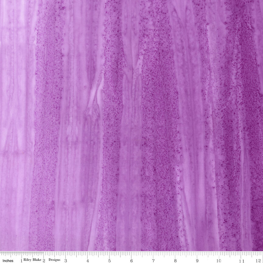 Riley Blake Elementals Batiks color fade ombre purple rain hand-dyed batik by the yard