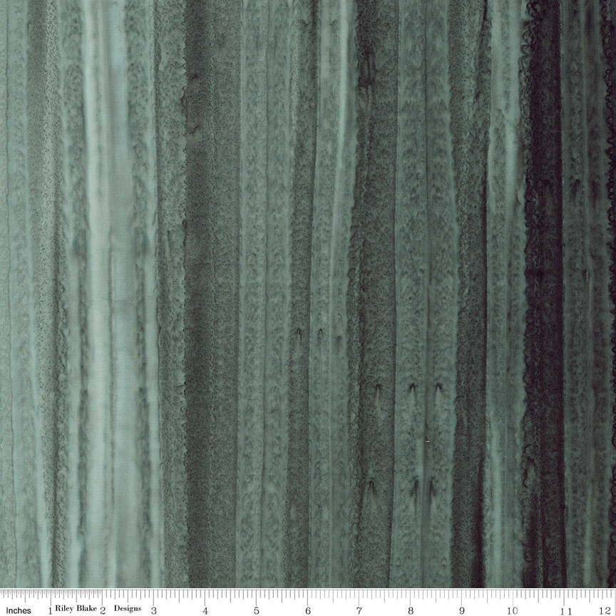 Elementals Batiks Color Fade Ombre Storm Cloud hand-dyed batik quilting fabric by Riley Blake Designs, grey ombre cotton batik, sold by the yard