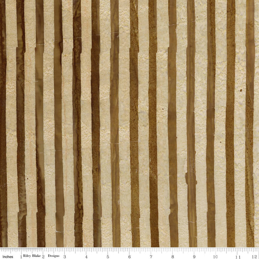 Elementals Batiks - Get in Line - Burnt Sugar 44"/45" Fabric Per Yard