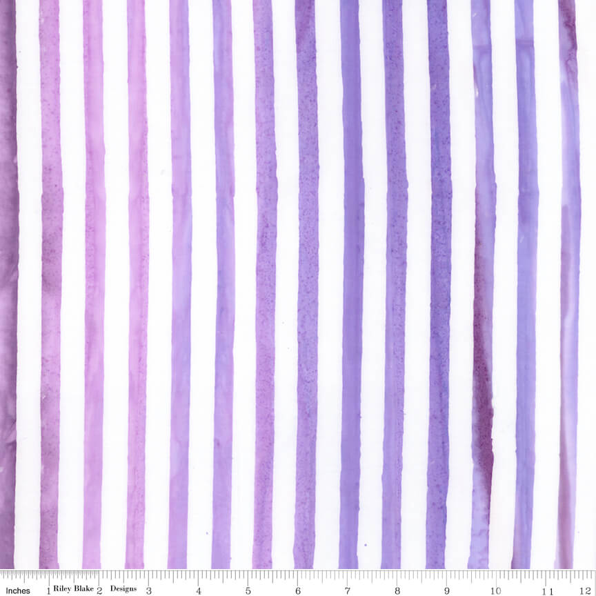 Riley Blake Elementals Batiks Get in Line lavender blush hand-dyed batik by the yard
