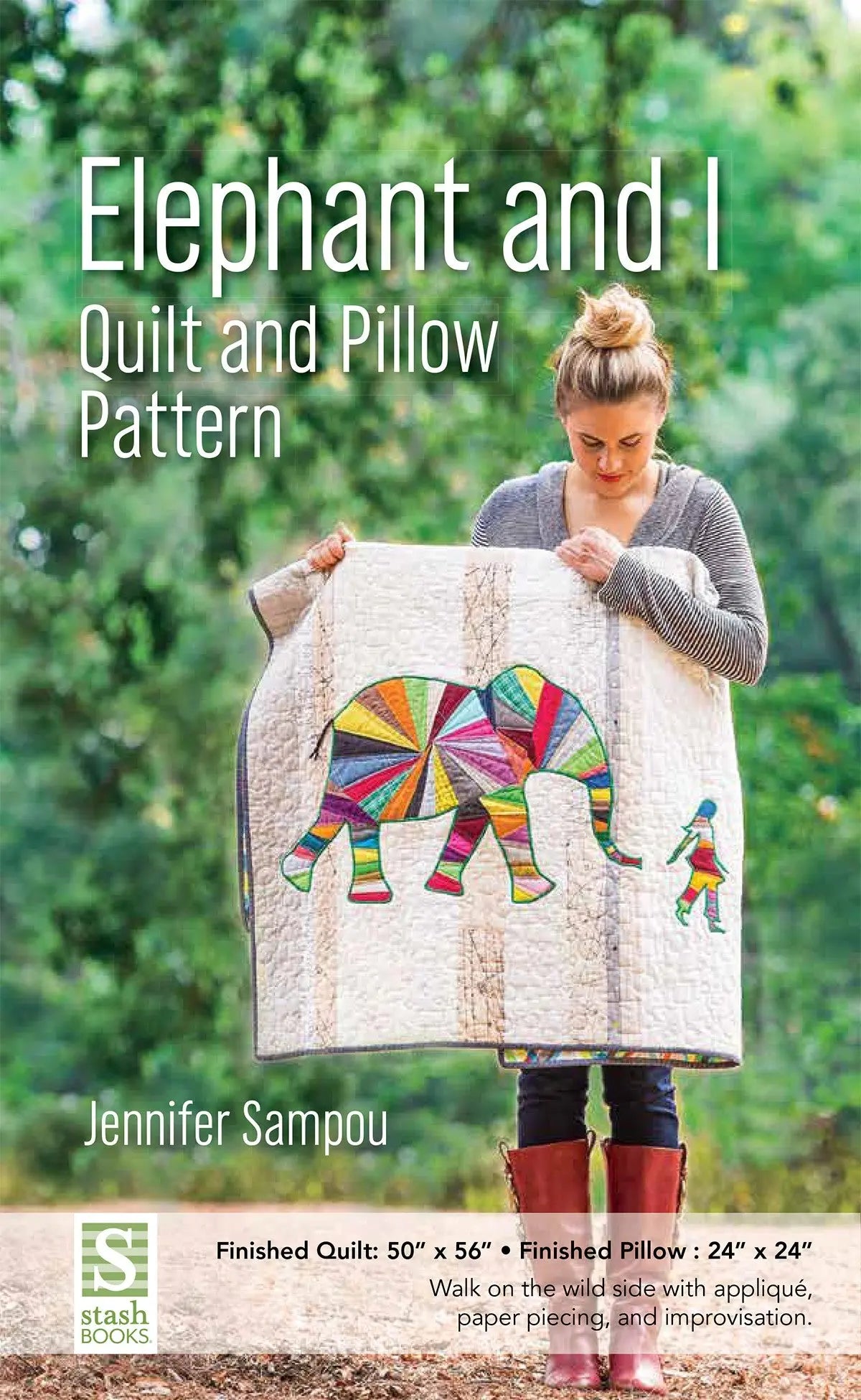Elephant and I Quilt and Pillow - Linda's Electric Quilters
