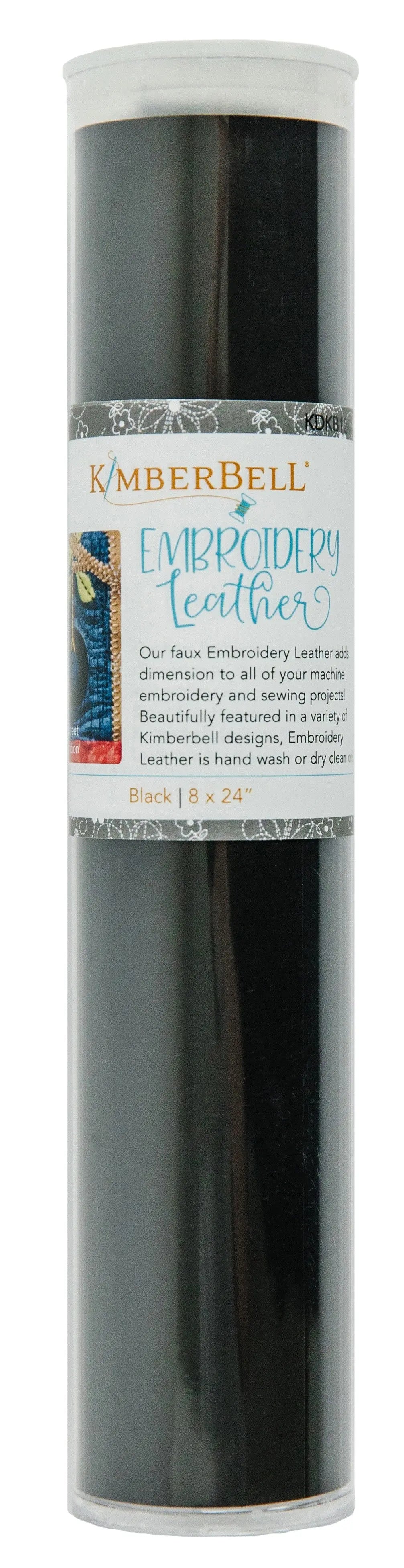 Embroidery Leather Black - Linda's Electric Quilters