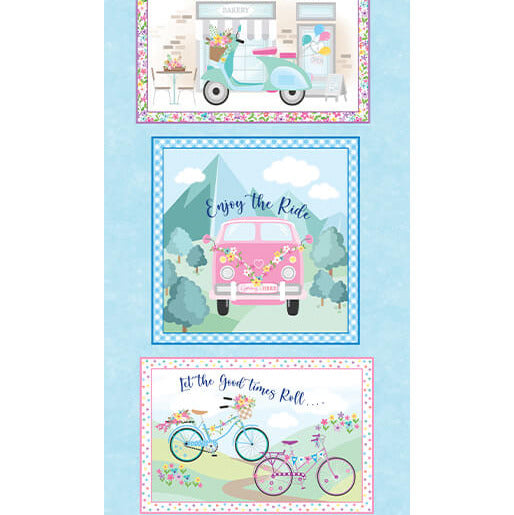 Enjoy the Ride - Let the Good Times Roll - Panel (24"x44")