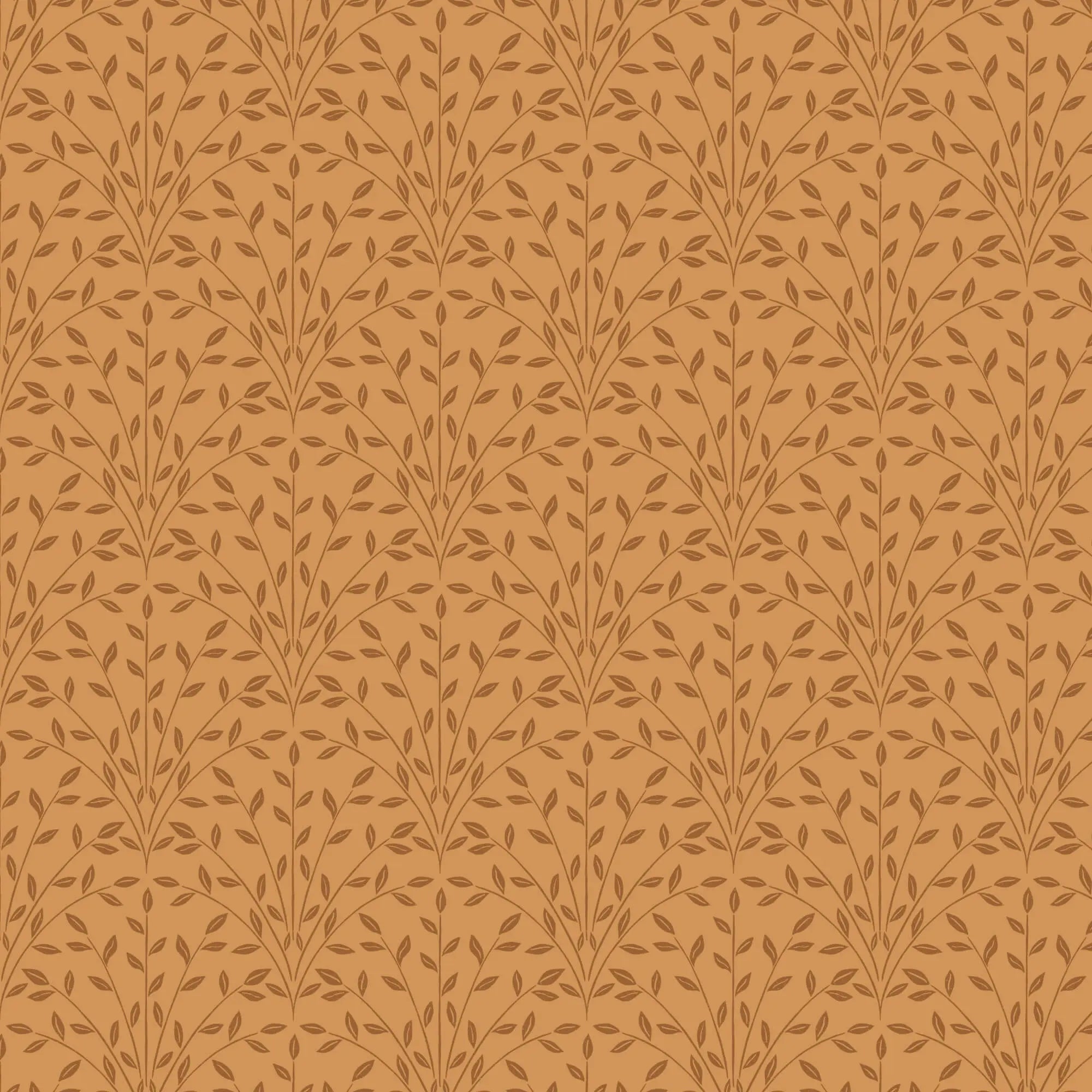 Eventide - Vine - Mustard 44" / 45" Fabric Per Yard The Fabric Company