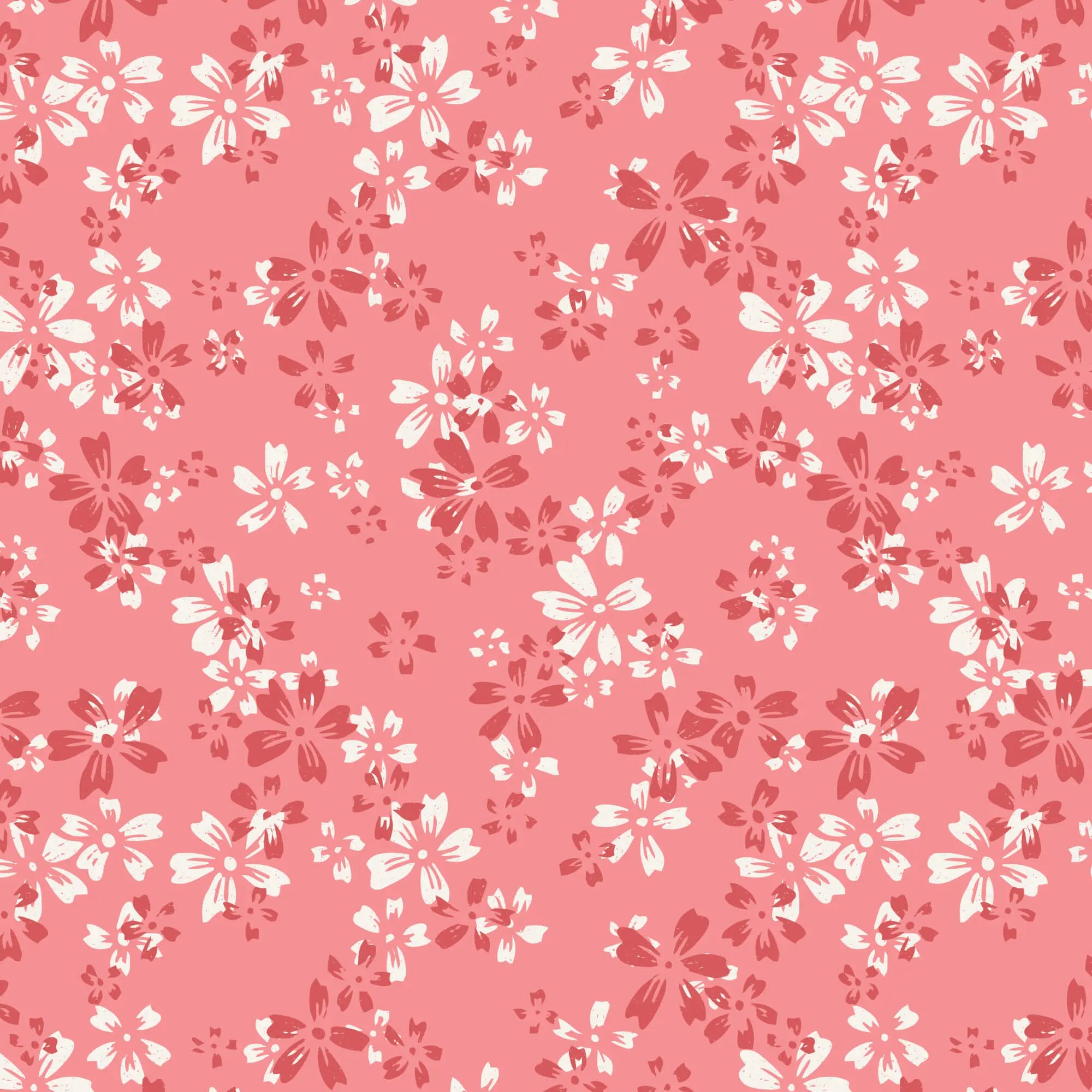 Eventide - Wildflower - Pink 44" / 45" Fabric Per Yard The Fabric Company