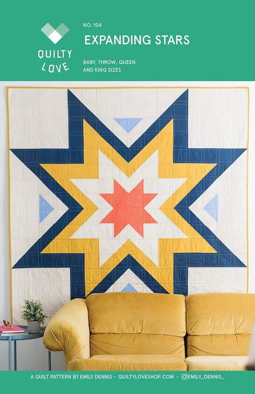 Expanding Stars Quilt Pattern - Linda's Electric Quilters