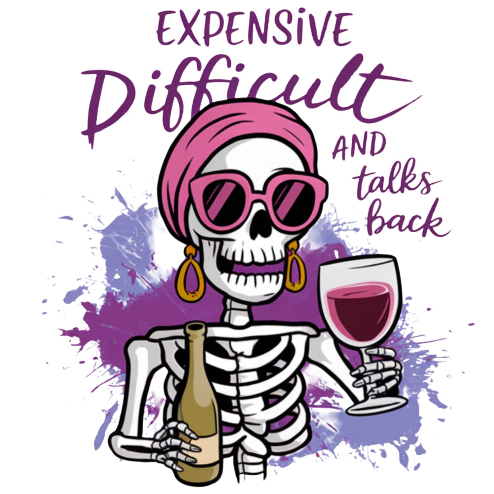 Expensive Difficult Talks Back Fabric Panel QuiltingFabricPanels